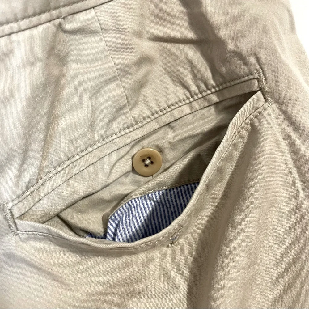 J. Crew‎ Lightweight Men's Urban Slim Cotton Casual Preppy Tan Pants Size 32/32
